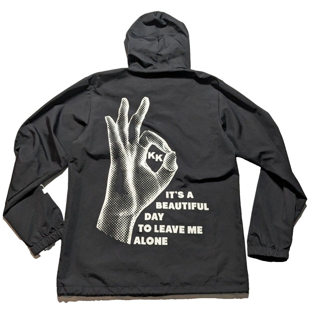 WIZ‎ KHALIFA Men Small KK IT'S A BEAUTIFUL DAY TO LEAVE ME ALONE Windbreaker